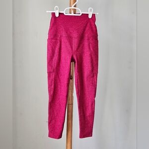 Beyond Yoga Spacedye Out Of Pocket High Waisted Midi Leggings Pink Size XS